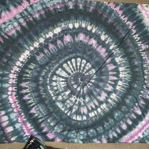 Tie dye tapestry